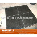 Black granite tiles
